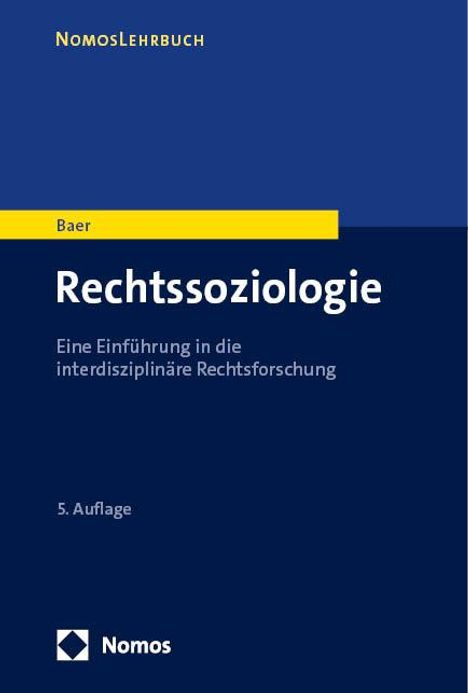 Susanne Baer: Rechtssoziologie, Buch