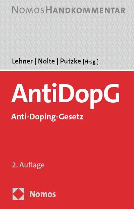 Anti-Doping-Gesetz: AntiDopG, Buch