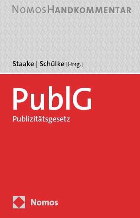 PublG - Publizitätsgesetz, Buch