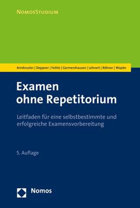 Michal Armbruster: Examen ohne Repetitorium, Buch