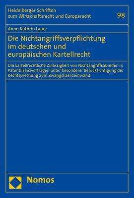 Anne-Kathrin Lauer: Lauer, A: Nichtangriffsverpflichtung im deutschen und europä, Buch