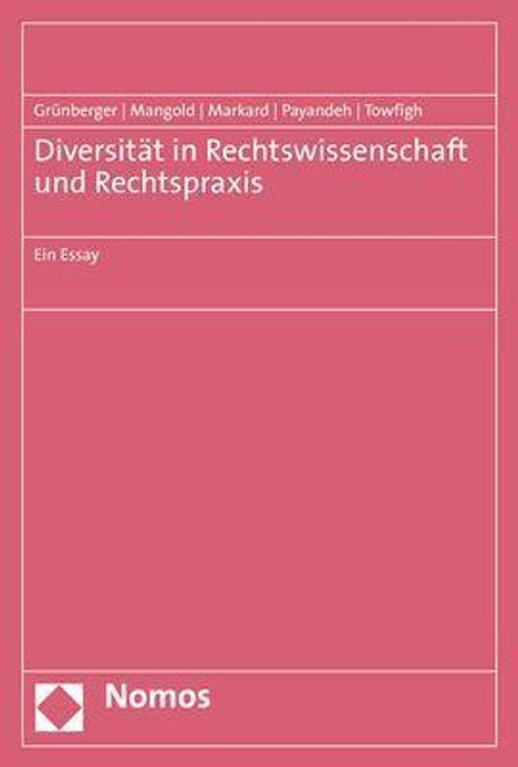 Michael Grünberger: Grünberger, M: Diversität in Rechtswissenschaft und Rechtspr, Buch