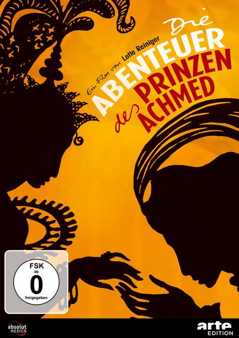 Die Abenteuer des Prinzen Achmed, DVD