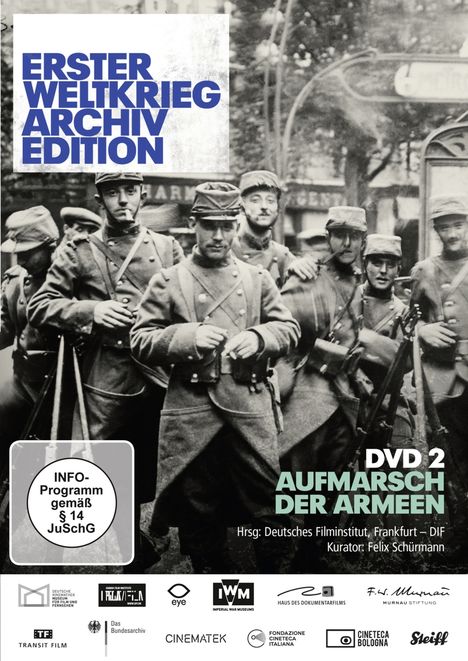 Erster Weltkrieg Archiv Edition DVD 2: Aufmarsch der Armeen, DVD