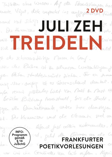 Juli Zeh - Treideln: Frankfurter Poetikvorlesung, 2 DVDs