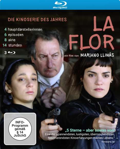 La Flor (OmU) (Blu-ray), 3 Blu-ray Discs