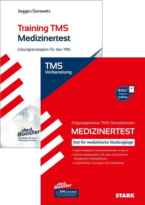Felix Segger: STARK TMS 2024 - Der Medizinertest - Training TMS + Testsimulationen TMS, 1 Buch und 1 Diverse