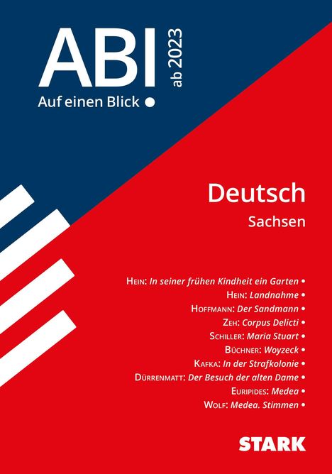 STARK Abi - auf einen Blick! Deutsch Sachsen 2024, Buch