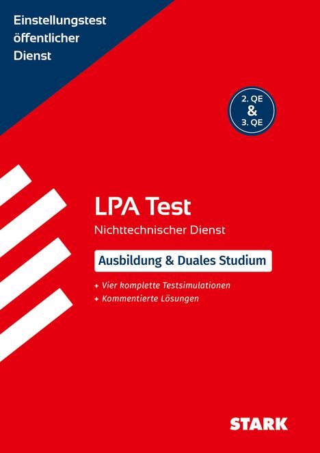 Marion von der Kammer: STARK LPA Test - Einstellungstest öffentlicher Dienst, Buch