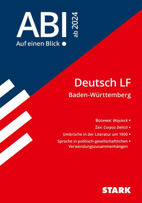 STARK Abi - auf einen Blick! Deutsch Baden-Württemberg ab 2024, Buch