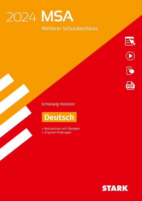 STARK Original-Prüfungen und Training MSA 2024 - Deutsch - Schleswig-Holstein, 1 Buch und 1 Diverse