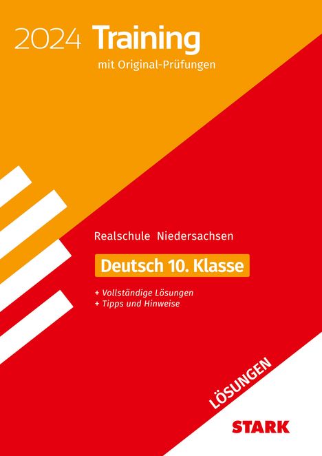 STARK Lösungen zu Original-Prüfungen und Training Abschlussprüfung Realschule 2024 - Deutsch - Niedersachsen, Buch