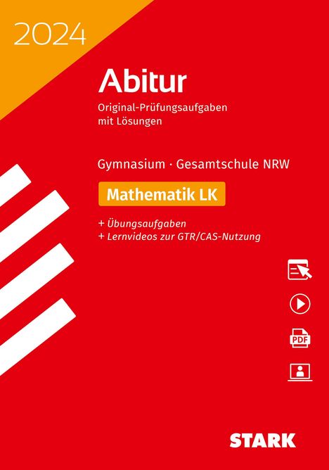 STARK Abiturprüfung NRW 2024 - Mathematik LK, 1 Buch und 1 Diverse