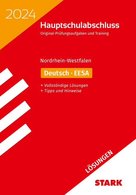 STARK Lösungen zu Original-Prüfungen und Training - Hauptschulabschluss 2024 - Deutsch - NRW, Buch
