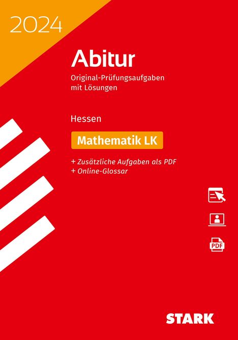STARK Abiturprüfung Hessen 2024 - Mathematik LK, 1 Buch und 1 Diverse