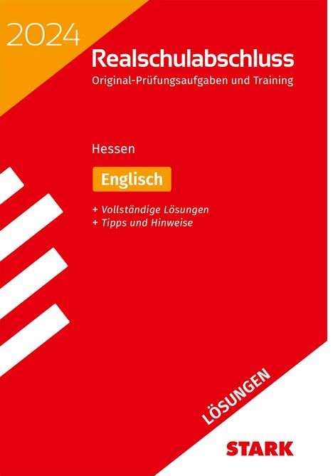 STARK Lösungen zu Original-Prüfungen und Training Realschulabschluss 2024 - Englisch - Hessen, Buch