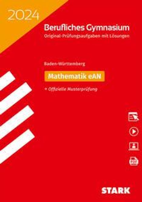STARK Abiturprüfung Berufliches Gymnasium 2024 - Mathematik eAN - BaWü, 1 Buch und 1 Diverse