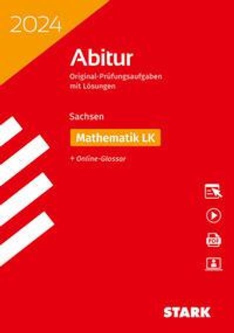 STARK Abiturprüfung Sachsen 2024 - Mathematik LK, 1 Buch und 1 Diverse