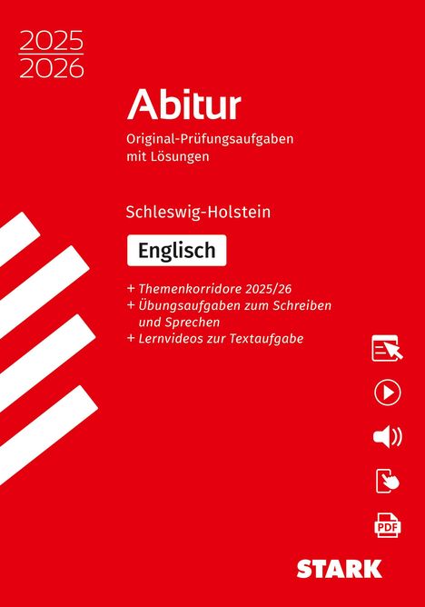 STARK Abiturprüfung Schleswig-Holstein 2025/26 - Englisch, 1 Buch und 1 Diverse