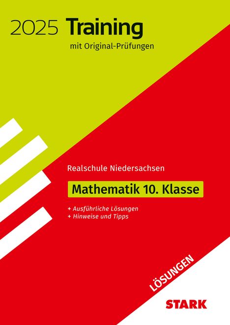 STARK Lösungen zu Original-Prüfungen und Training Abschlussprüfung Realschule 2025 - Mathematik - Niedersachsen, Buch