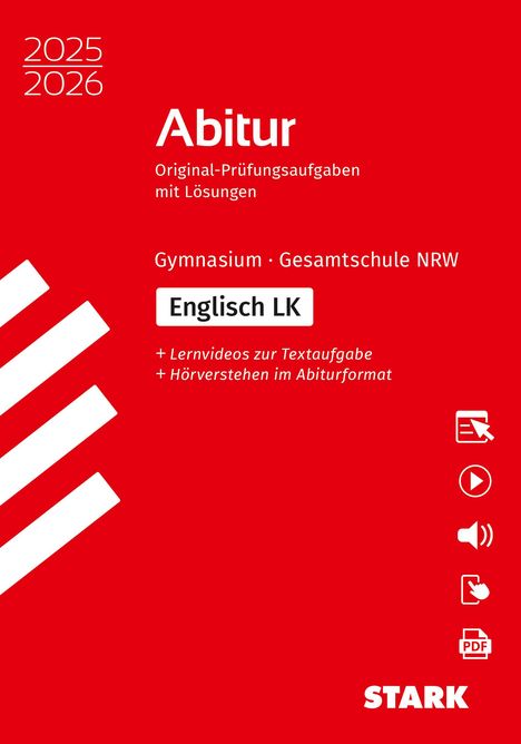 STARK Abiturprüfung NRW 2025/26 - Englisch LK, 1 Buch und 1 Diverse