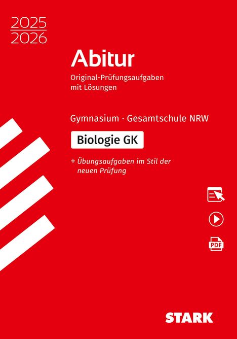 STARK Abiturprüfung NRW 2025/26 - Biologie GK, 1 Buch und 1 Diverse