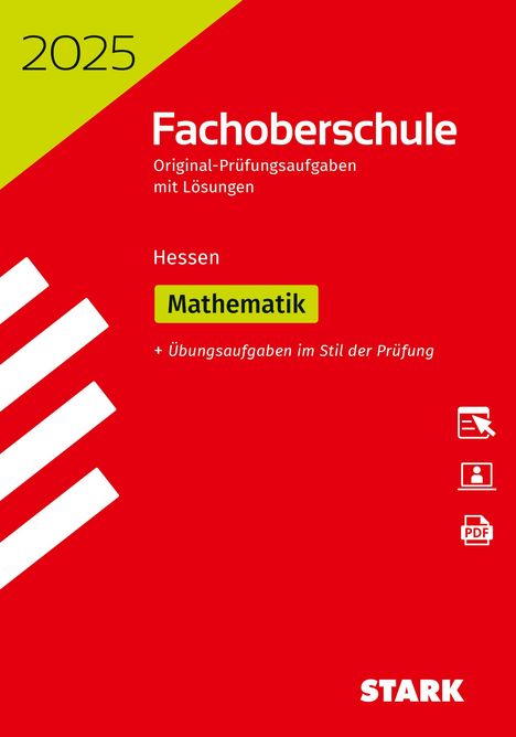 STARK Abschlussprüfung FOS Hessen 2025 - Mathematik, 1 Buch und 1 Diverse