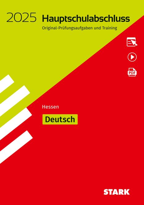 STARK Original-Prüfungen und Training Hauptschulabschluss 2025 - Deutsch - Hessen, 1 Buch und 1 Diverse