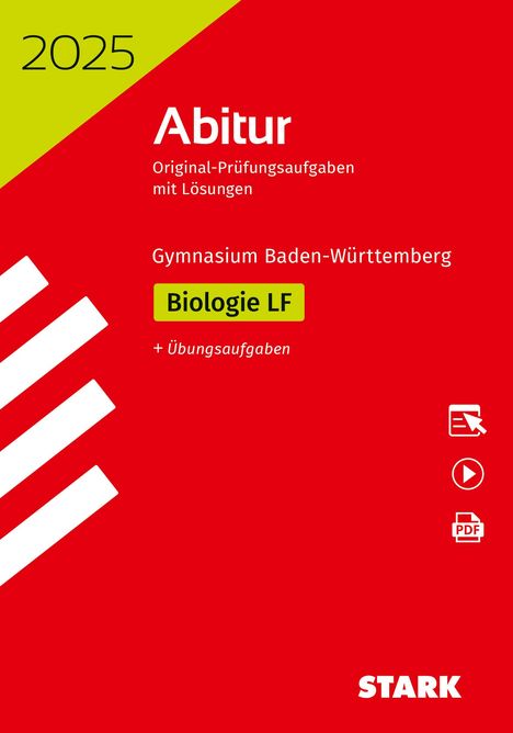 STARK Abiturprüfung BaWü 2025 - Biologie Leistungsfach, 1 Buch und 1 Diverse