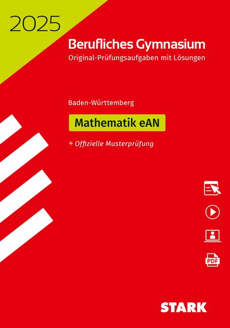 STARK Abiturprüfung Berufliches Gymnasium 2025 - Mathematik eAN - BaWü, 1 Buch und 1 Diverse