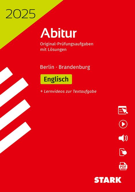 STARK Abiturprüfung Berlin/Brandenburg 2025 - Englisch, 1 Buch und 1 Diverse