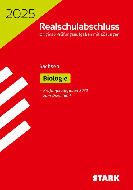 STARK Original-Prüfungen Realschulabschluss 2025 - Biologie - Sachsen, Buch