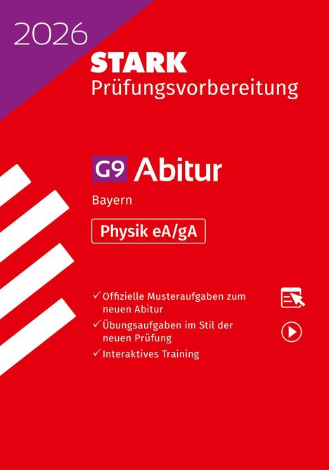 STARK Abiturprüfung Bayern 2026 - Physik eA/gA, 1 Buch und 1 Diverse