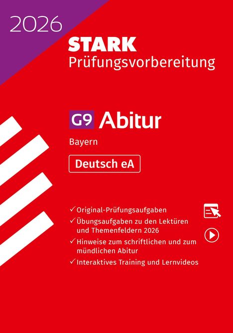 STARK Abiturprüfung Bayern 2026 - Deutsch eA, 1 Buch und 1 Diverse