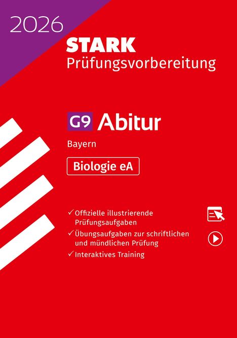 STARK Abiturprüfung Bayern 2026 - Biologie eA, 1 Buch und 1 Diverse