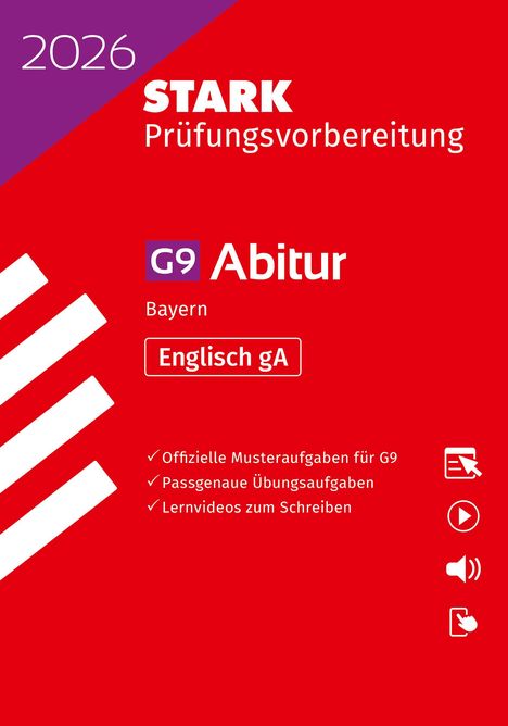 STARK Abiturprüfung Bayern 2026 - Englisch gA, 1 Buch und 1 Diverse