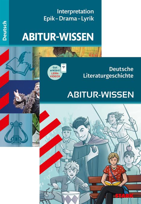 STARK Abitur-Wissen Deutsch - Literaturgeschichte + Interpretationen Epik, Drama, Lyrik, Buch