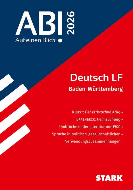 STARK Deutsch - Abi - Auf einen Blick! 2026 BW, Buch