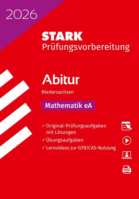 STARK Mathematik eA - Abitur 2026 Niedersachsen - Prüfungsvorbereitung, 1 Buch und 1 Diverse