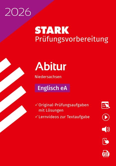 STARK Englisch eA - Abitur 2026 Niedersachsen - Prüfungsvorbereitung, 1 Buch und 1 Diverse