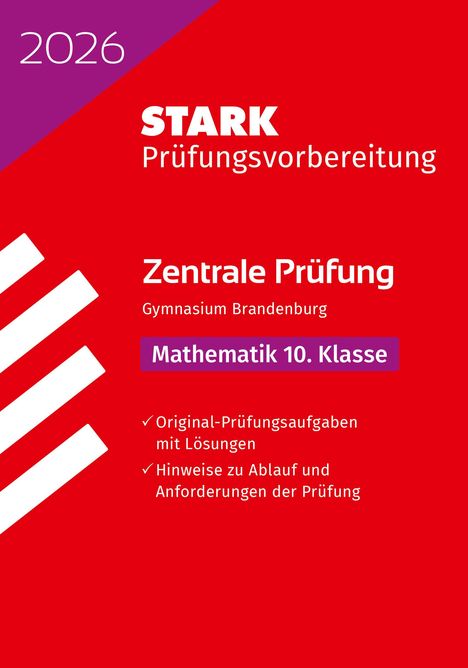 STARK Mathematik 10. Klasse - Zentrale Prüfung Gymnasium 2026 Brandenburg - Prüfungsvorbereitung, Buch