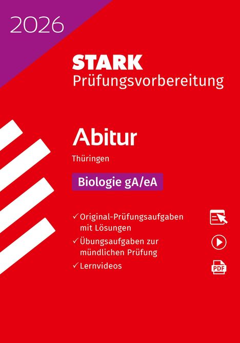 STARK Biologie - Abitur 2026 Thüringen - Prüfungsvorbereitung, 1 Buch und 1 Diverse