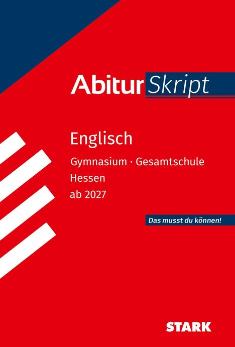Rainer Jacob: STARK Englisch - AbiturSkript Hessen ab 2027, Buch
