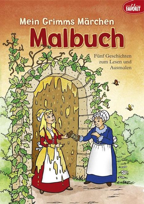 Mein Grimms Märchen Malbuch, Buch