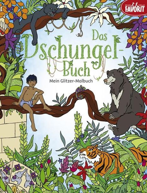 Das Dschungelbuch Malbuch, Buch