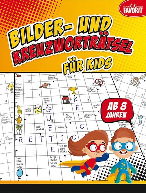 Bilder- und Kreuzworträtsel für Kids, Buch