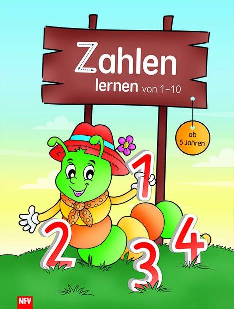 Zahlen lernen von 1 - 10, Buch