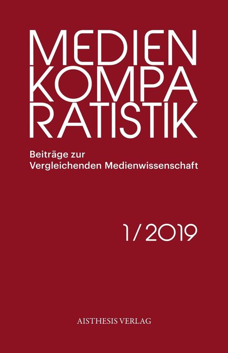Medienkomparatistik 1/2019, Buch