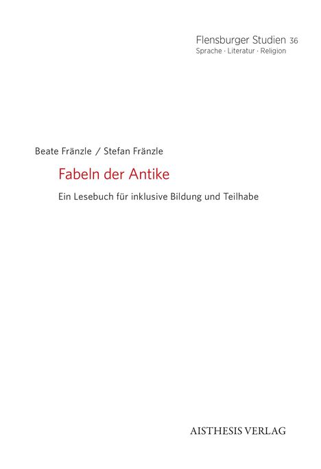 Fabeln der Antike, Buch