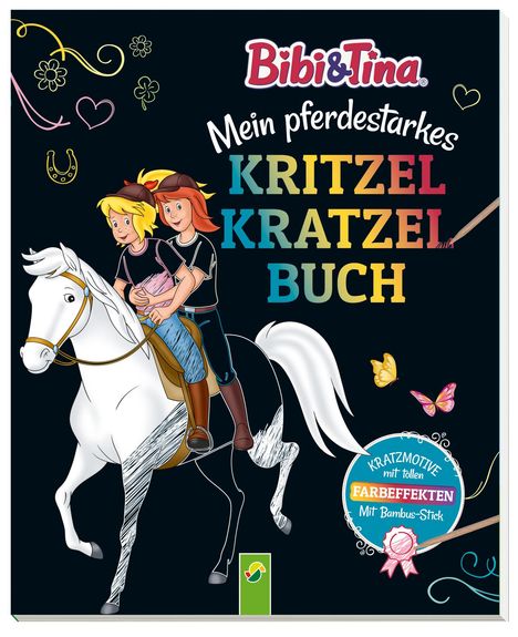 Bibi &amp; Tina - Mein pferdestarkes Kritzel-Kratzel-Buch, Buch